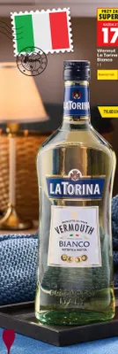 Wino białe Wermut La Torina Bianco promocja w Biedronka