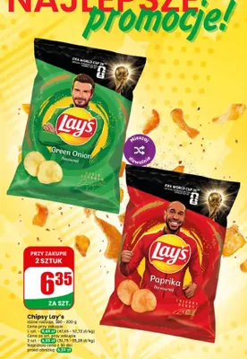 Chipsy Lay's Paprika promocja w Dino