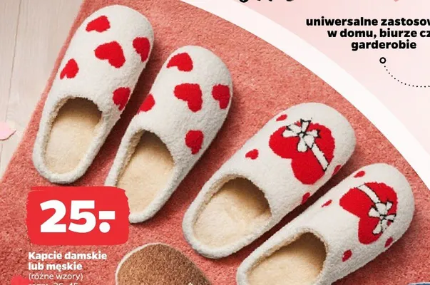 Kapcie damskie (różne wzory) promocja w Netto