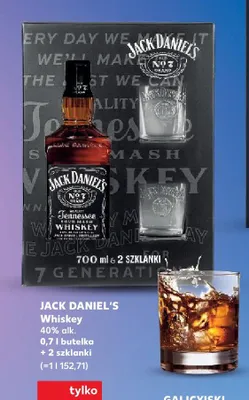 Whiskey + 2 szklanki promocja w Kaufland