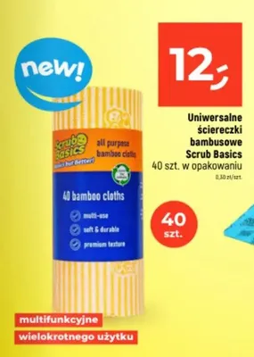 Uniwersalne ściereczki bambusowe Scrub Daddy Scrub Basics promocja w Dealz
