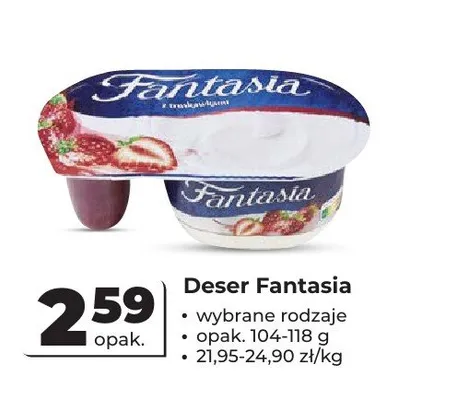 Deser Fantasia z truskawkami promocja w Odido