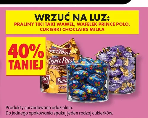 Cukierki Milka Choclairs luz promocja w Biedronka