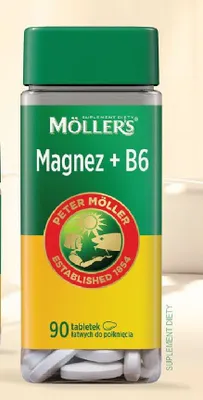 Suplement diety Möller's Magnez + B6 promocja w Rossmann