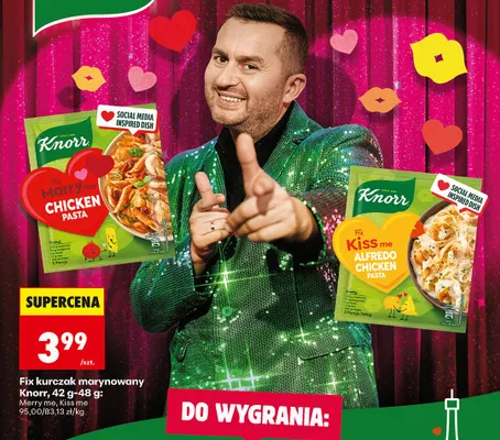 Fix kurczak marynowany Kiss me  promocja w Biedronka