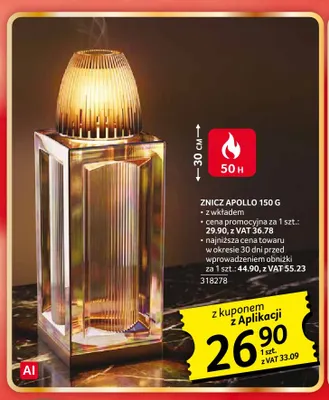 Znicz Apollo promocja w Selgros
