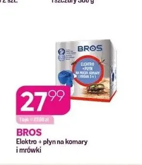 Elektro + płyn na komary i mrówki Bros promocja w Drogerie Koliber
