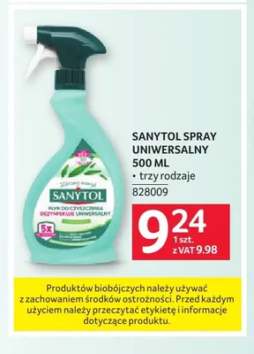 Spray uniwersalny Sanytol 500 ml promocja w Selgros