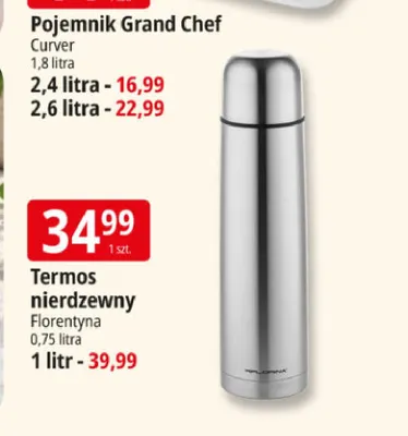 Termos nierdzewny 0,75 l Florina promocja w Leclerc