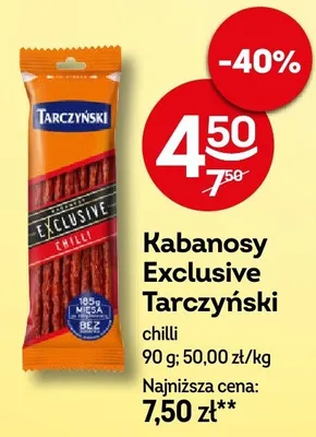 Kabanosy Exclusive chili promocja w Żabka