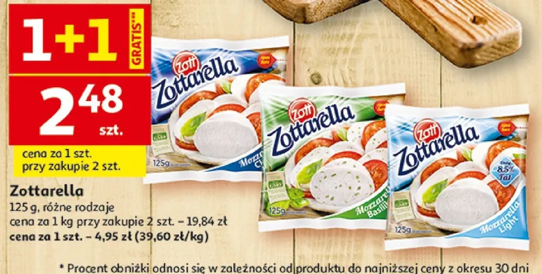 Ser Zottarella Zott promocja w Auchan