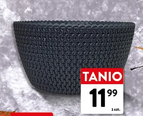 Doniczka Splofy Low promocja w Intermarche
