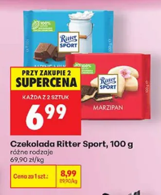 Czekolada Ritter Sport promocja w Biedronka