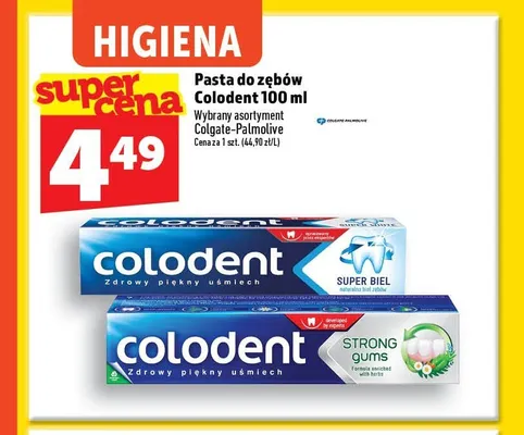 Pasta do zębów Colodent Super Biel promocja w TOPAZ