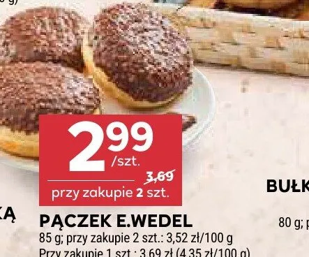 Pączek E.Wedel promocja w Stokrotka