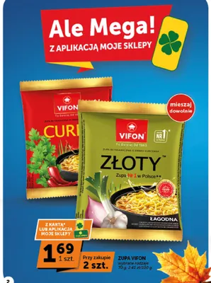 Zupa Vifon Złoty o smaku kurczaka łagodna promocja w Euro Sklep