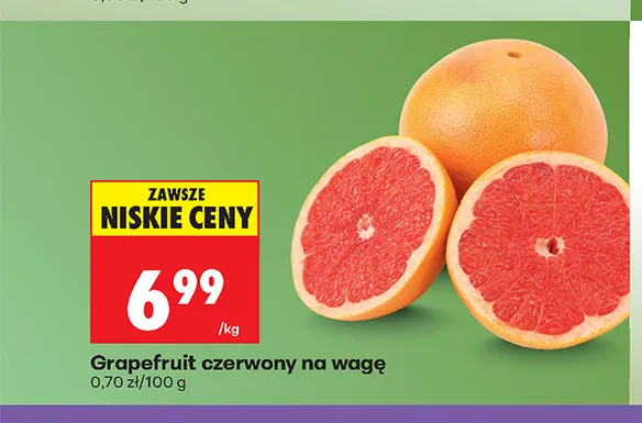 Grejpfruty czerwone promocja w Biedronka