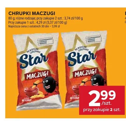 Chrupki Star Maczugi promocja w Stokrotka
