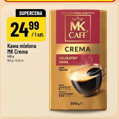 Kawa mielona MK Café Crema promocja w POLOmarket