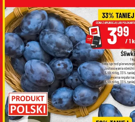 Śliwki polskie promocja w POLOmarket