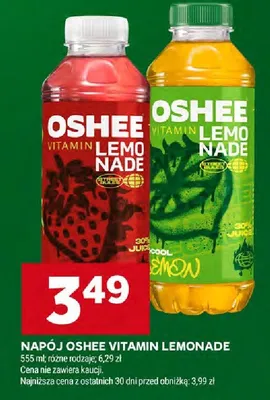 Napój Oshee Vitamin Lemonade promocja w Stokrotka