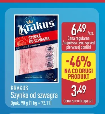 Szynka od szwagra Krakus promocja w Aldi