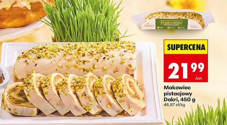 Makowiec pistacjowy, 450 g promocja w Biedronka