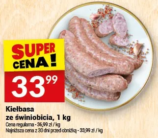 Kiełbasa ze świniołaicia promocja w Twój Market