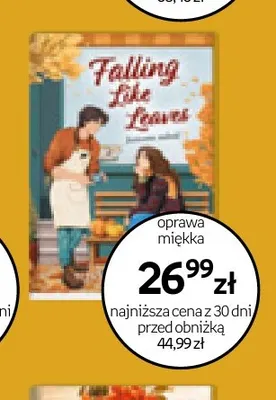 Książka Falling Like Leaves promocja w Empik