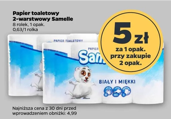Papier toaletowy promocja w Netto