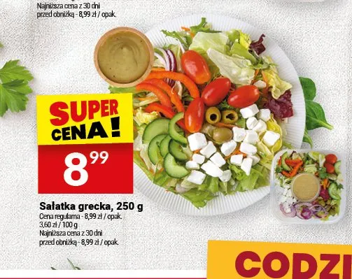Sałatka grecka promocja w Twój Market