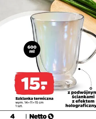 Szklanka termiczna promocja w Netto