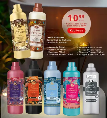Koncentrat do płukania Ayurveda Tesori d'Oriente promocja w Poczta Polska