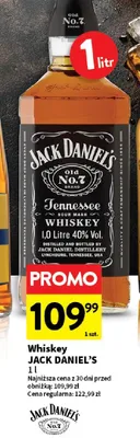 Whiskey jack daniel’s promocja w Intermarche