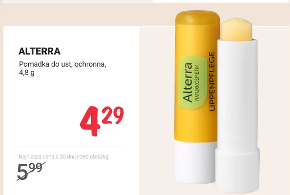 Pomadka do ust, ochronna promocja w Rossmann