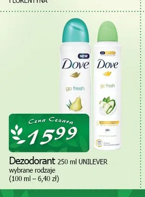 Dezodorant Dove Go Fresh promocja w CEZAR Delikatesy