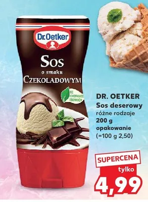 Sos deserowy o smaku czekoladowym różne rodzaje promocja w Kaufland