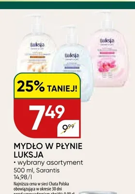 Mydło w płynie Luksja promocja w Chata Polska