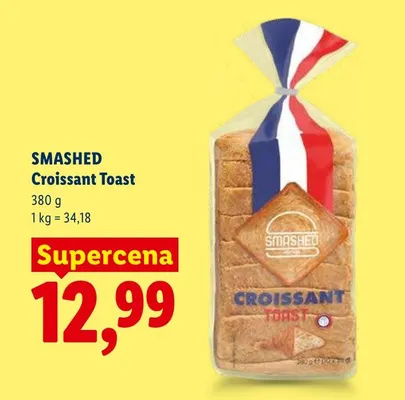 Croissant Toast Smashed promocja w Lidl