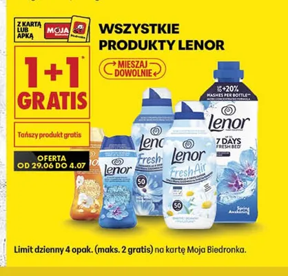 Płyn do płukania Lenor Spring Awakening promocja w Biedronka
