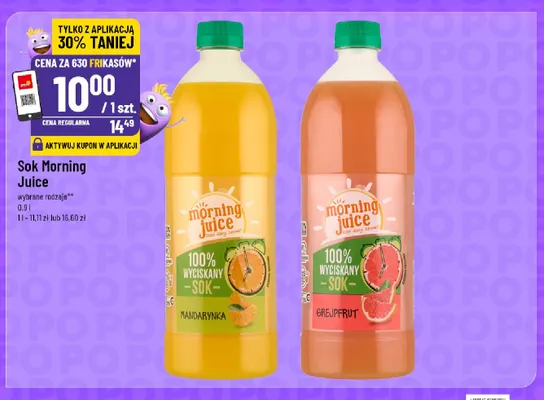 Sok Morning Juice mandarynka promocja w POLOmarket
