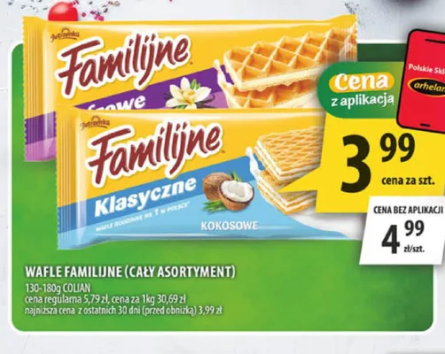 Wafle Familijne promocja w Arhelan