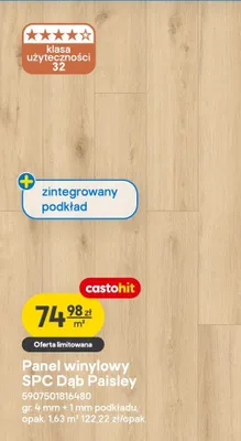 Panel winylowy SPC Dąb Paisley promocja w Castorama