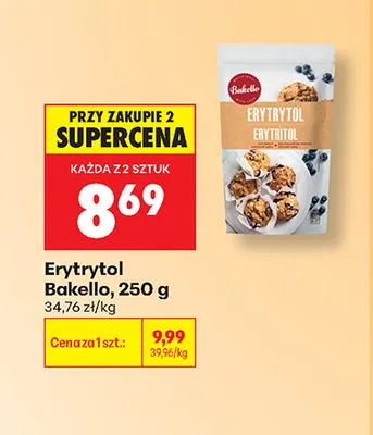 Erytrytol Bakello promocja w Biedronka