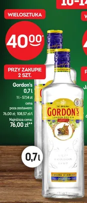 Gin London Dry Gin promocja w Żabka
