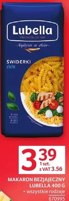 Makaron bezjajeczny Lubella 400 g promocja w Selgros