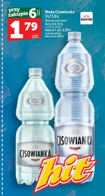 Woda gazowana Cisowianka promocja w TOPAZ