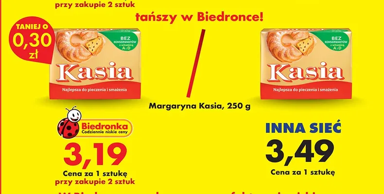 Margaryna Kasia promocja w Biedronka