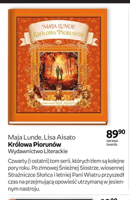 Książka Maja Lunde Lisa Aisato Królowa Piorunów Wydawnictwo Literackie promocja w Empik