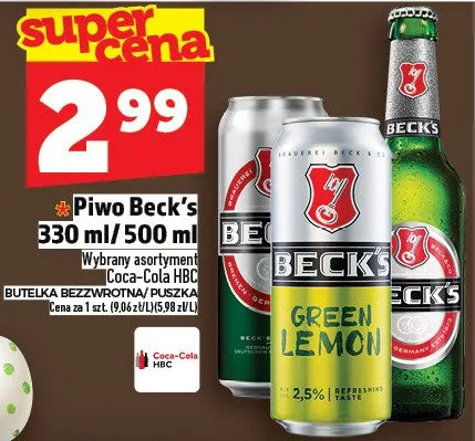 Piwo promocja w TOPAZ